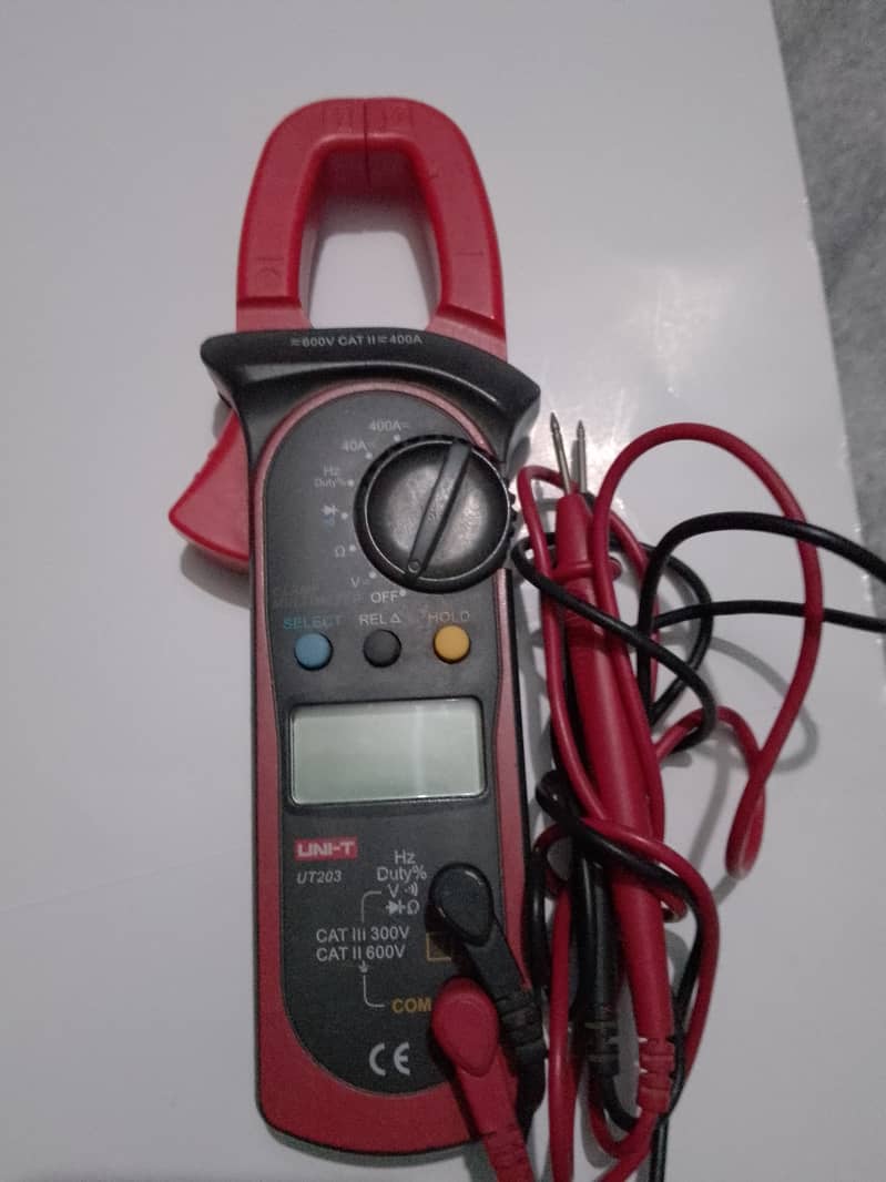 clamp meter ac dc unity 203" 2