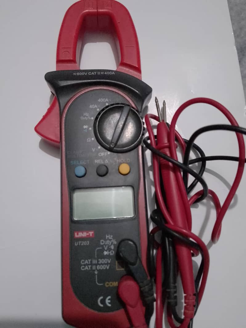 clamp meter ac dc unity 203" 4