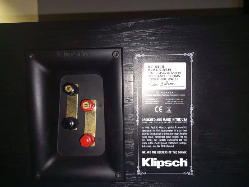 Klipsch RF-7iii & RC-64iii(Denon,marantz,focal,kef,Bose,speaker,amp) 7