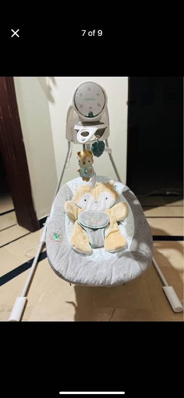 The Ingenuity InLighten Soothing Swing 7
