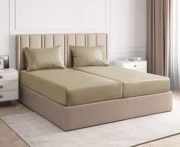 Bed / bed set / king size bed / double bed / poshish bed /side tables 7