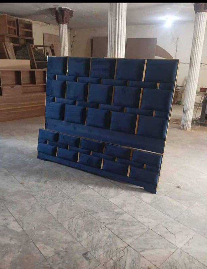 Bed / bed set / king size bed / double bed / poshish bed /side tables 13