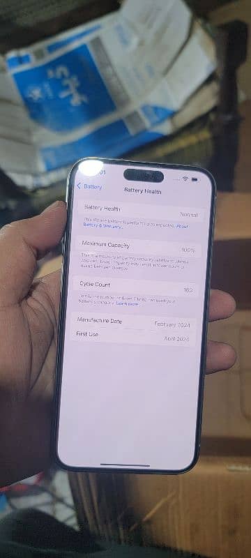 Iphone 15 pro max (non pta, 100 health, 256) 4