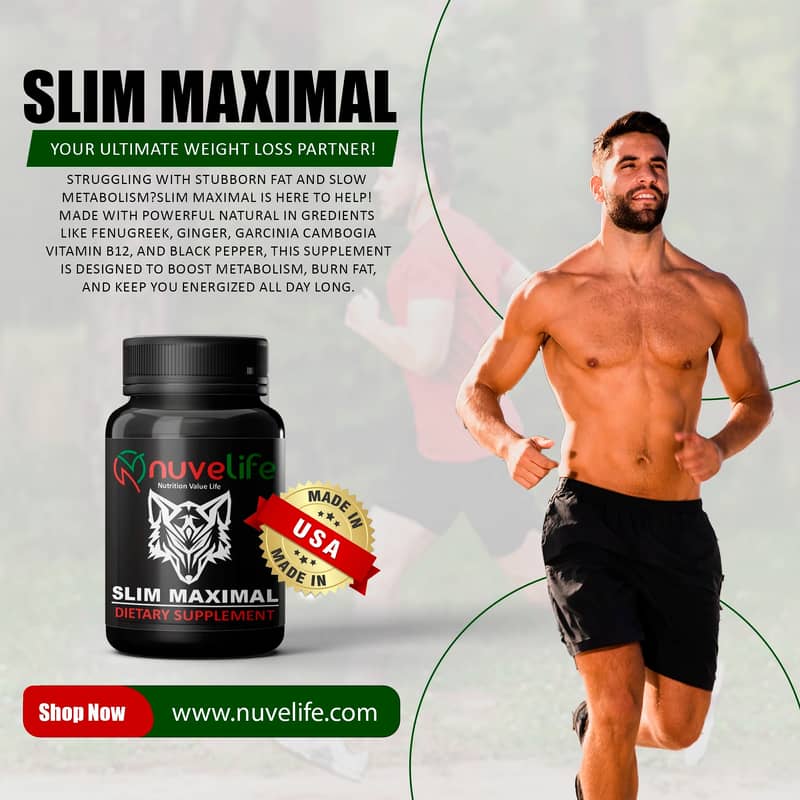 Slim Maximal for Men / WEIGHT LOSS / Burns Fat Faster 0