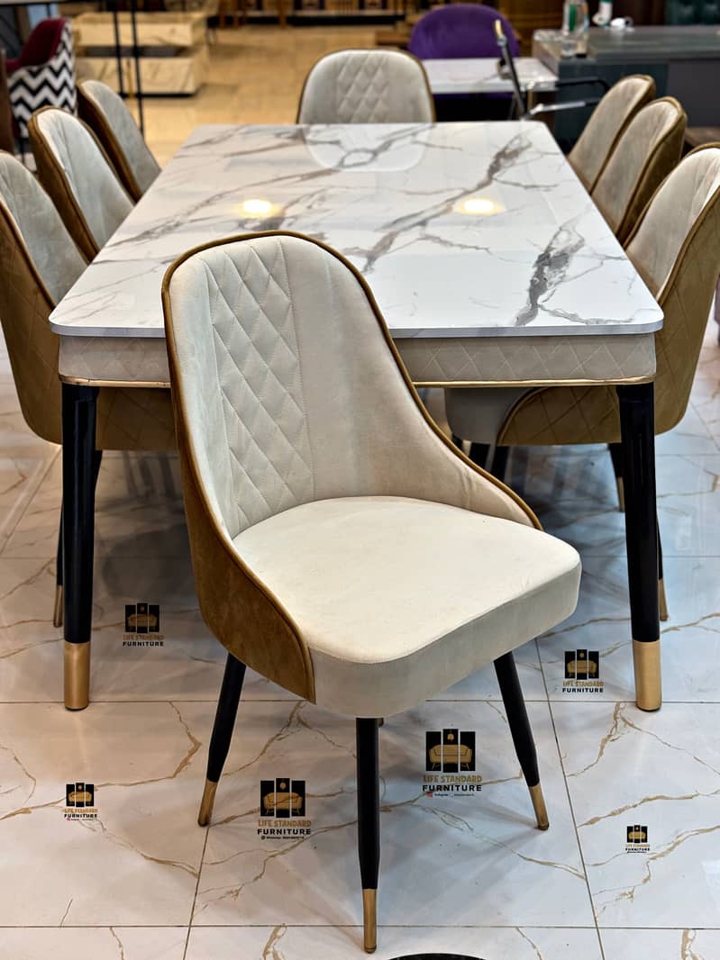 dining table | dining table with dining chairs |6 seater dining table 17