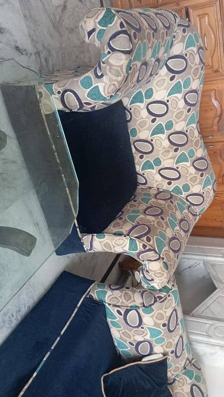 6 seater sofa set slightly used 1