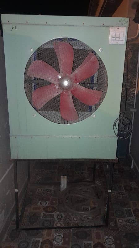 Full Size Room Cooler with iron stand slightly used 6