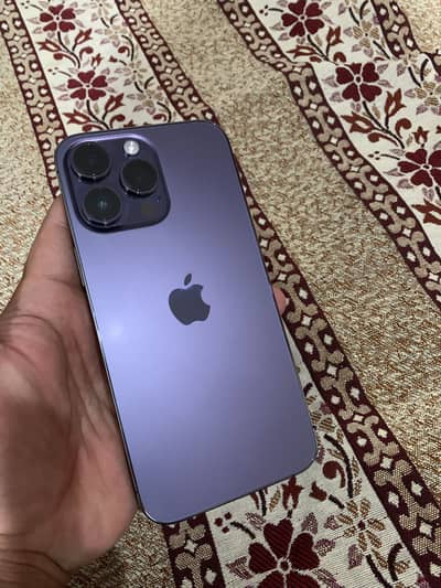 iphone 14 Pro Max 128gb deep purple non pta jv waterpacked