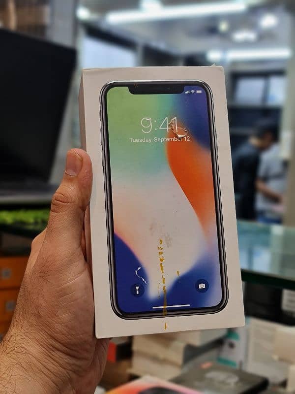 Apple iPhone X 64gb PTA Approved Sealed With Box 7