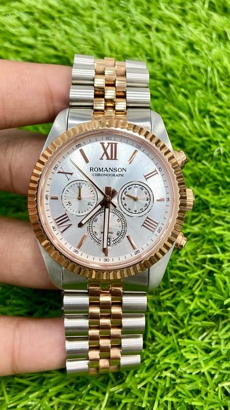 ROMANSON Men’s Watch In Choronograph working 1