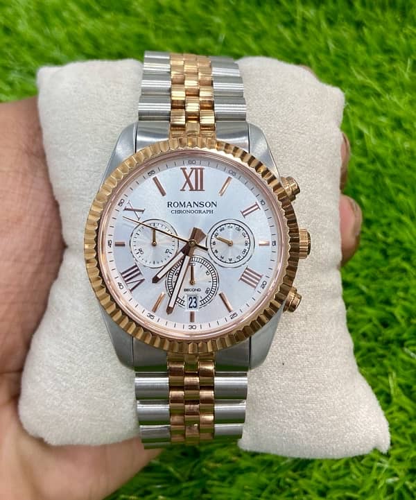 ROMANSON Men’s Watch In Choronograph working 3