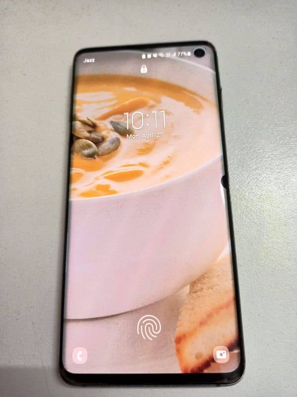 samsung s10 8 128 pta aproved jelly sheet installed 3