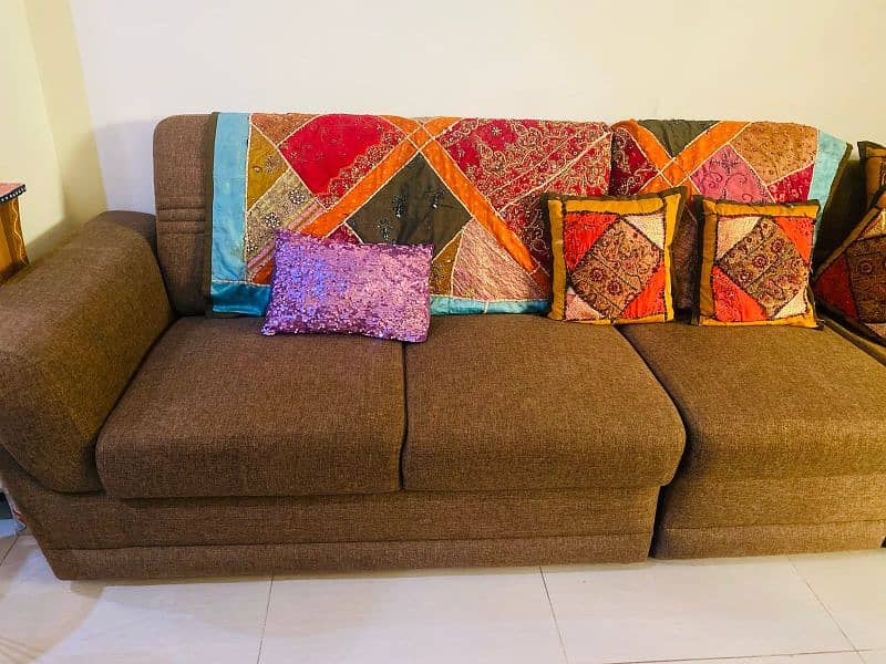 L shaped sofa set 6 seater 2