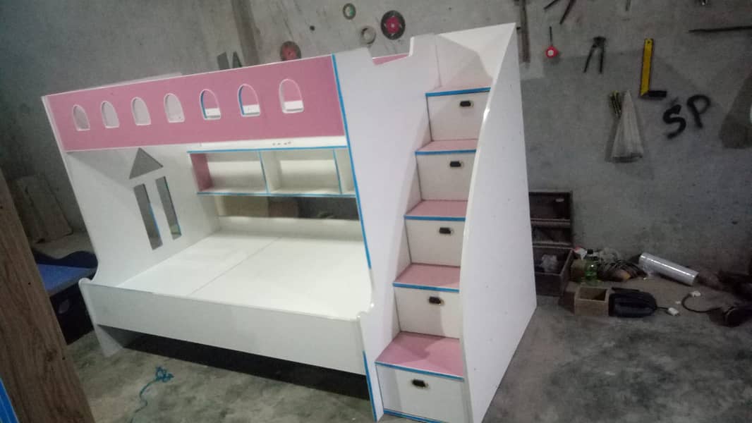 bunk bed/ bunker bed/ kids bunk bed/ triple bed/ double bed 7