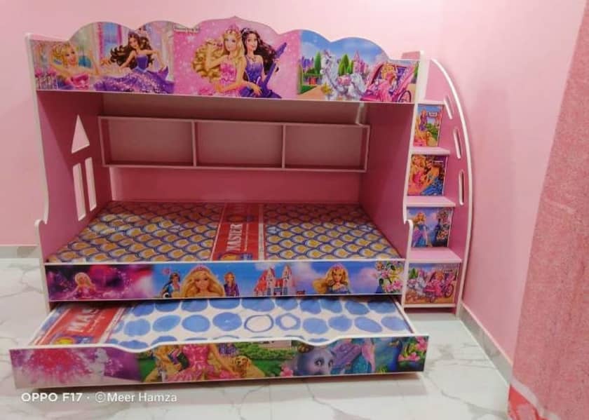 bunk bed/ bunker bed/ kids bunk bed/ triple bed/ double bed 4