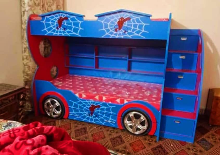 bunk bed/ bunker bed/ kids bunk bed/ triple bed/ double bed 9
