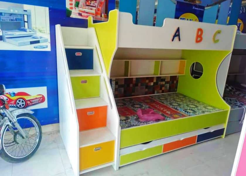 bunk bed/ bunker bed/ kids bunk bed/ triple bed/ double bed 11