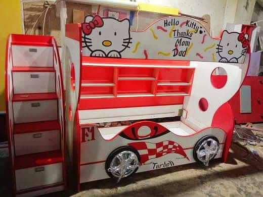 bunk bed/ bunker bed/ kids bunk bed/ triple bed/ double bed 16