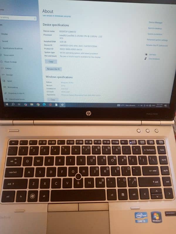 HP Elitebook 8460P Core i5 4