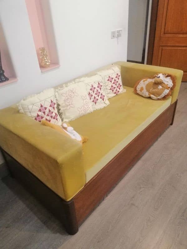 Two Seater Sofa made with Pure wood 1