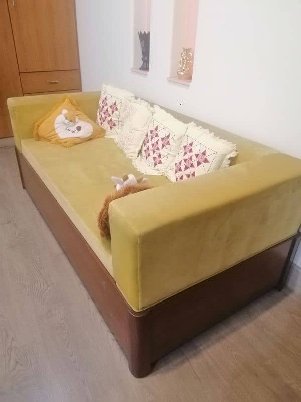 Two Seater Sofa made with Pure wood 3