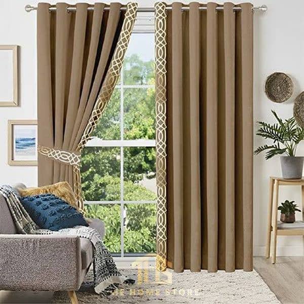 Plain valvet curtains 3