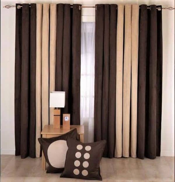 Plain valvet curtains 5