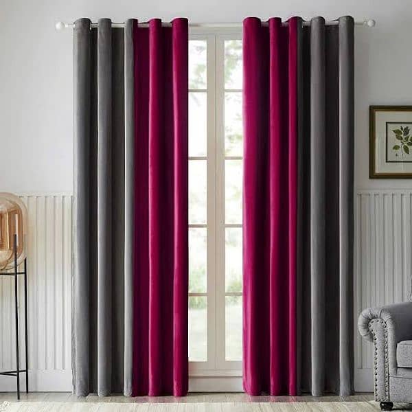 Plain valvet curtains 6