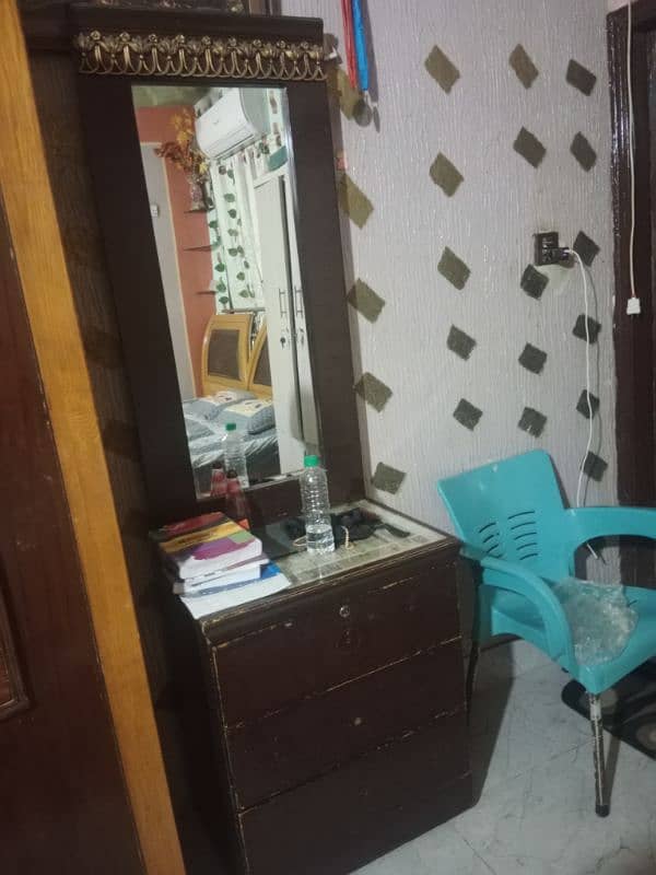 furniture for sale bedroom, sofa set , almari, dressing table , foam 8