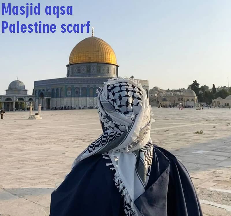 Palestinian Keffiyeh Scarf – Summer-Ready Fashion for Men & Women 10