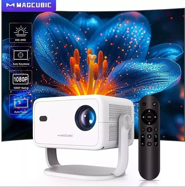 Magcubic Andriod projector L018 PRO Native 1080P 650ANSI 4K 10