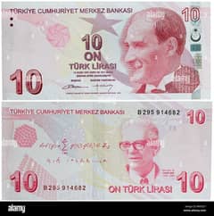 1,0 Turkish Lira' 100 Omani paisa' Nigerian 5 Naira