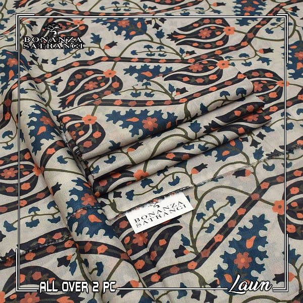 Bin Saeed, Sapphire,  Bareeze  Design Printed 2 PC  Collection 0