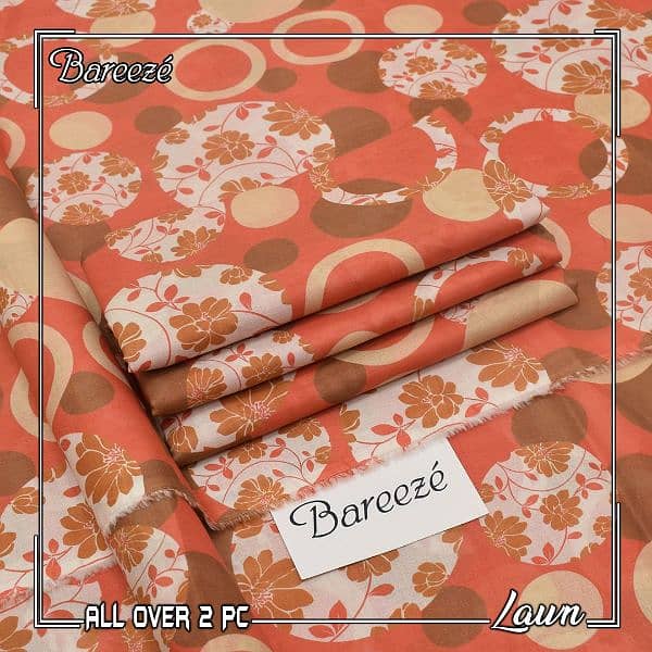 Bin Saeed, Sapphire,  Bareeze  Design Printed 2 PC  Collection 8