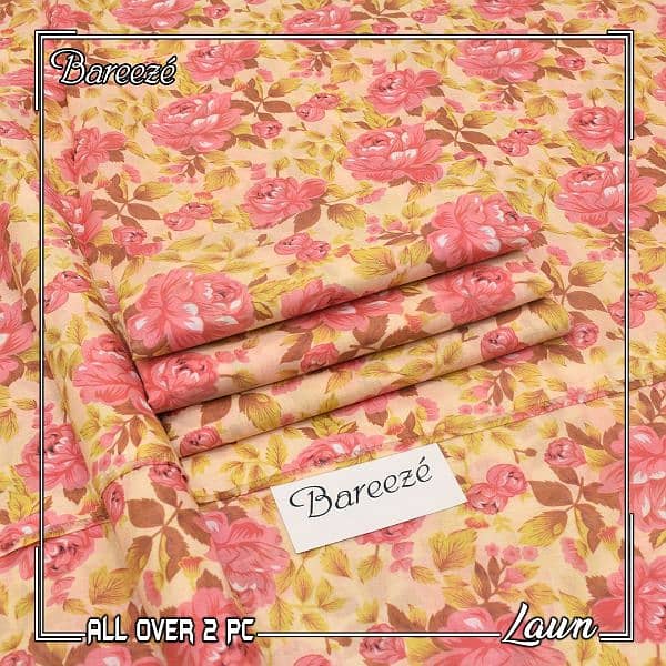 Bin Saeed, Sapphire,  Bareeze  Design Printed 2 PC  Collection 9