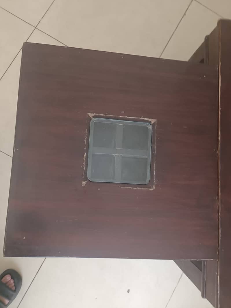 Wooden centre table set of 3 0