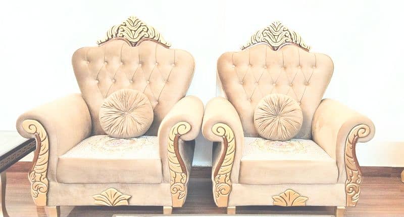 7 Seater sofa set / Sofa Set /Console/ Center Table /Luxury Sofa Set 2