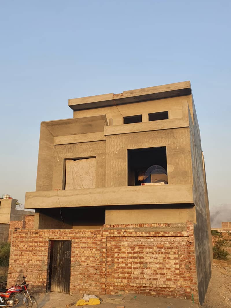 5 Marla Grey Structure | 3-Storey House | Pak Arab Phase 2 (GVL) 0