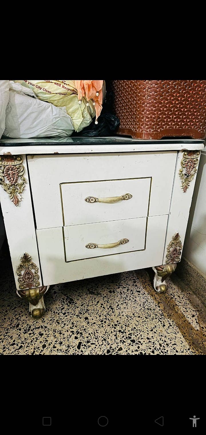 Full Bedroom Set White Dico 4