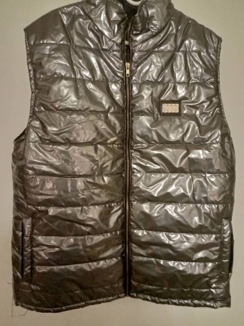 Brand new from factory the premium hes club puffer shiny silver JACKET 0
