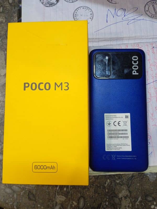 redmi poco m3 with box 0