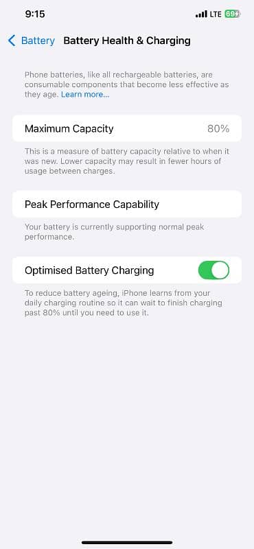 i phone xs max 256gb 80 health 8