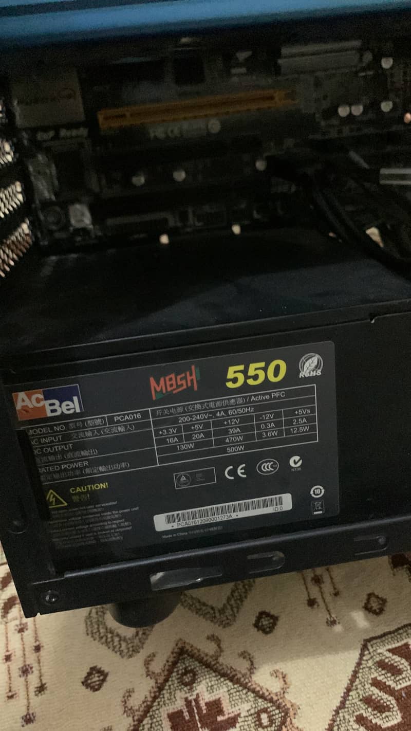 High-Performance Gaming Setup - i7 4770, RX 590 SE, 16GB RAM, SSD 6