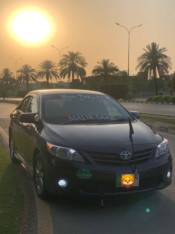 Toyota Corolla 2013 Xli Convert Gli Outclass condition Brand new Car 1