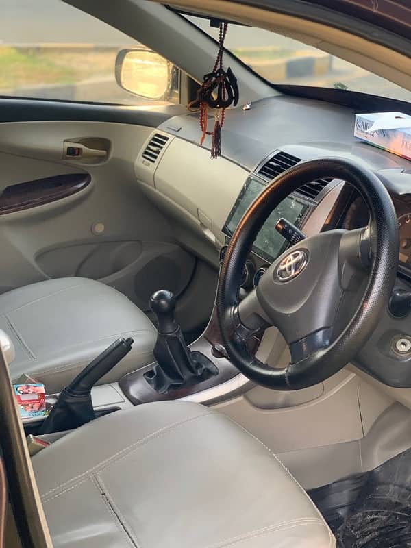 Toyota Corolla 2013 Xli Convert Gli Outclass condition Brand new Car 7