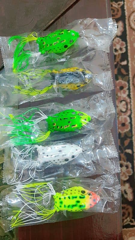 Artificial Fishing Frogs ph: 0.3. 7.0. 7.4. 6.6. 3.8. 5 0
