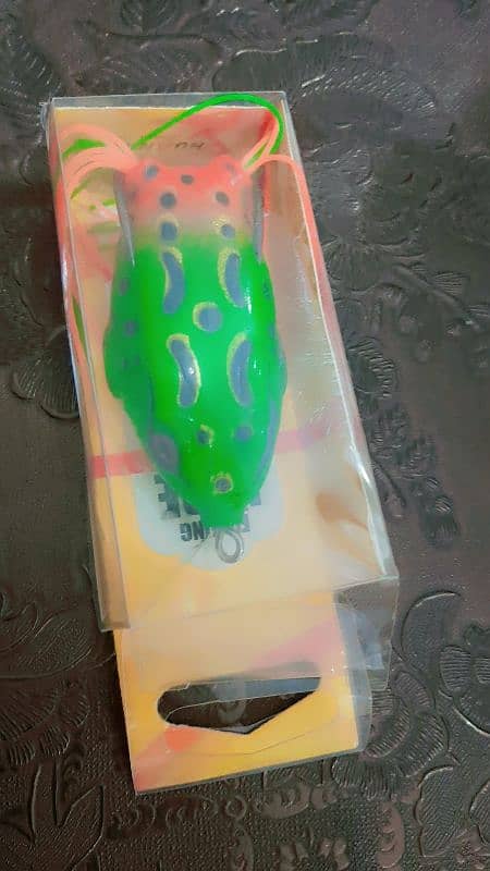 Artificial Fishing Frogs ph: 0.3. 7.0. 7.4. 6.6. 3.8. 5 1