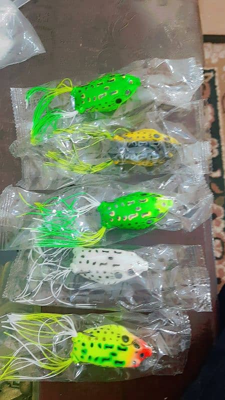 Artificial Fishing Frogs ph: 0.3. 7.0. 7.4. 6.6. 3.8. 5 3