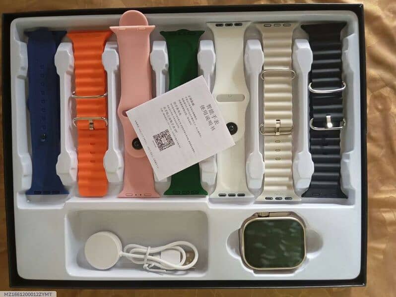Smart Watch with 7 Wristbands - 1