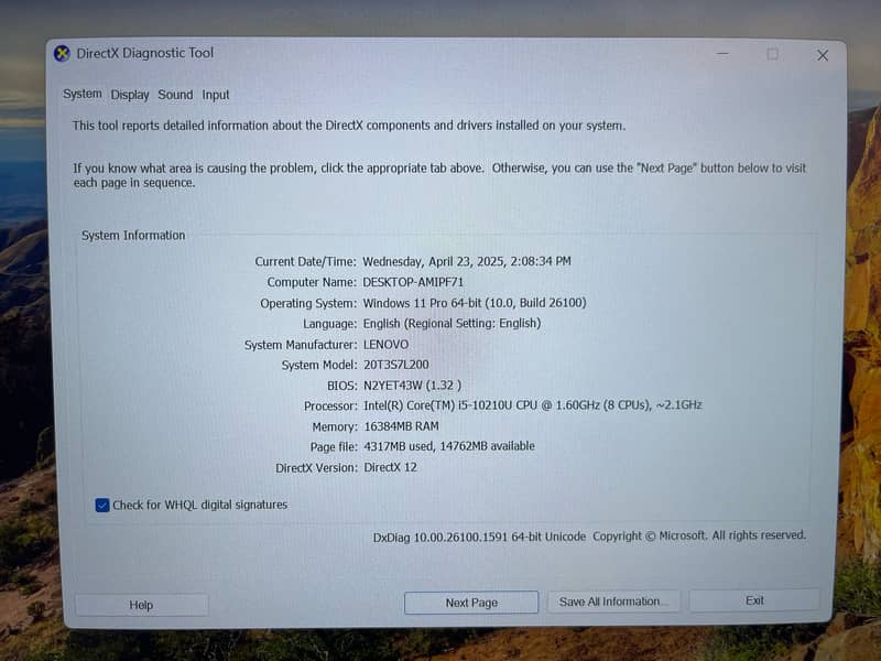 Lenovo Thinkpad X13 Gen 1(Touch Screen)  0322-8832611 10